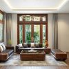 Bàn ghế sofa gỗ phòng khách hiện đại
